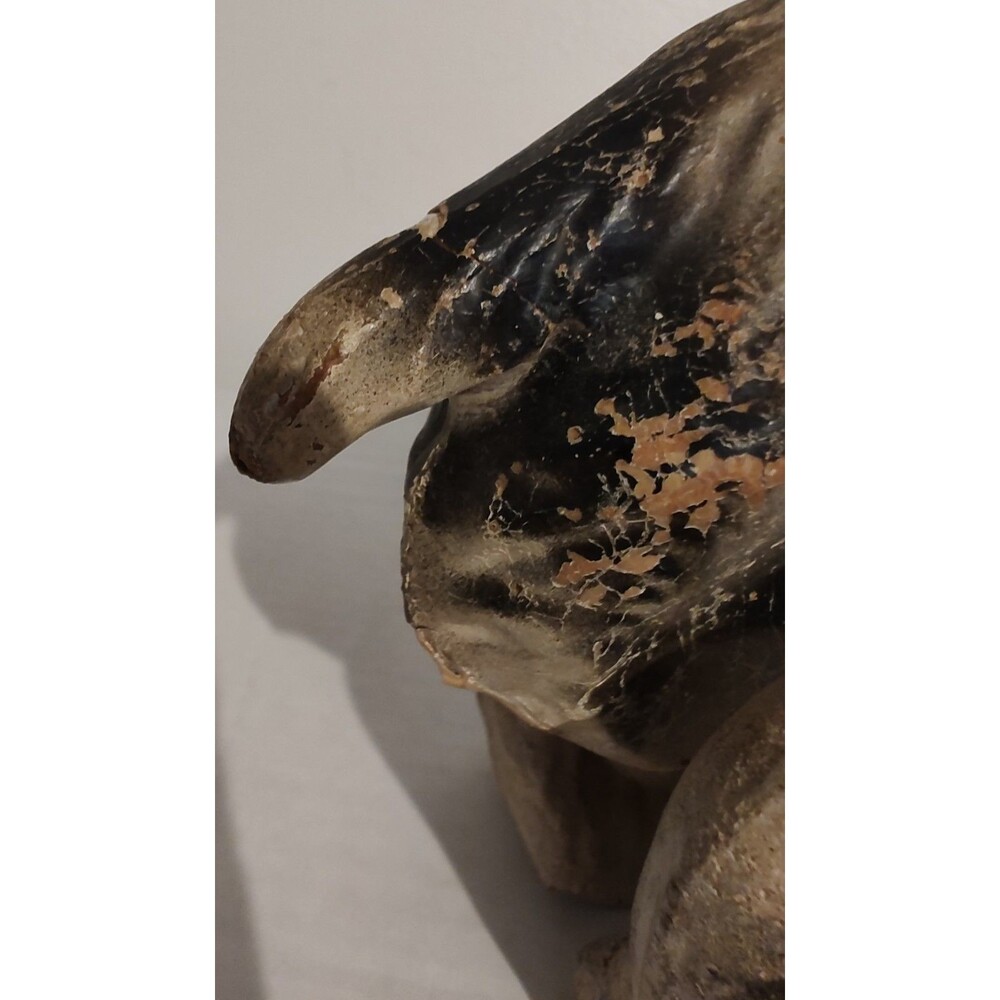Antique Vintage Composition Or Paper‎ Mache Dog Pull Toy Irish Setter Spaniel - Picture 7 of 8